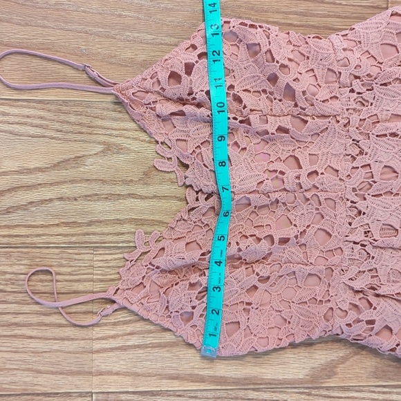 ASTR the Label lace A-line midi dress pink mauve lined women's size small - Picture 2 of 4